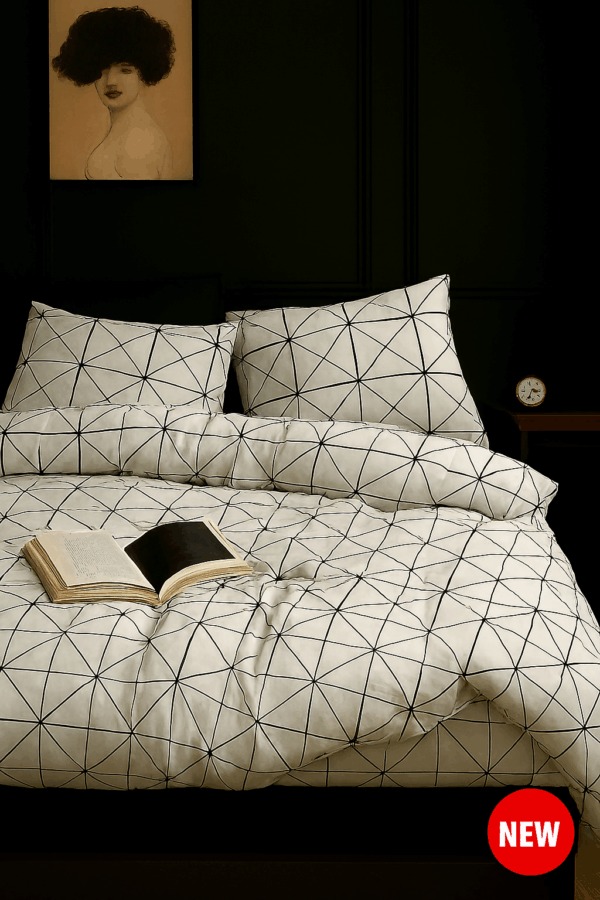 Çift Kişilik Ekose Desenli Nevresim Takımı | PAMUKLU Her Yatağa Şıklık Katar!